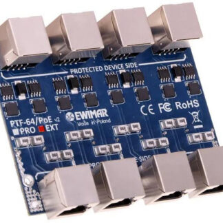 Ewimar PTF-64-EXT/POE 4-kanálový modul prepäťovej ochrany Gigabit Ethernet LAN