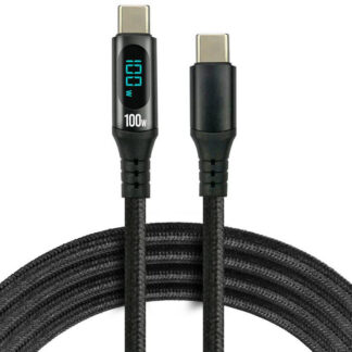 Kábel USB-C / USB-C LCD everActive CBB-2PD5L 200cm 20V 5A 100W