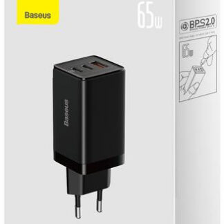 Baseus GaN 5 Pro CCGP120201 65W nástenná nabíjačka USB-A 2x USB-C PD 3.0 QC 4.0