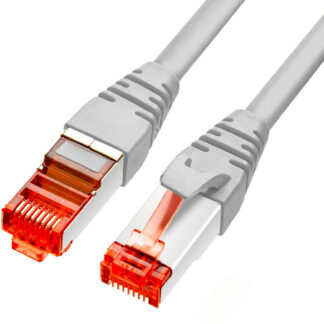 Patch kábel Krútená dvojlinka Getfort CAT.6A S/FTP LSOH 0,5m sivý