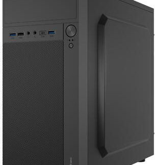 Krabica NATEC HELIX USB C MATX MINI TOWER, čierna