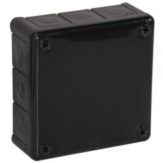 Inštalačná krabica nadomietková prázdna 12 vstupov Viplast VP-51 Čierna IP55 118x118x46mm 051-05