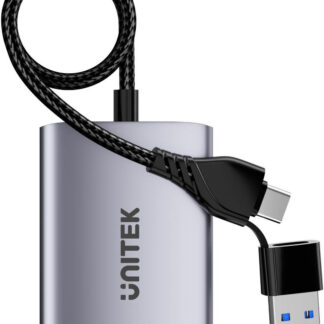 Adaptér Unitek V1427A01 USB/C/A na 2x HDMI MST FullHD
