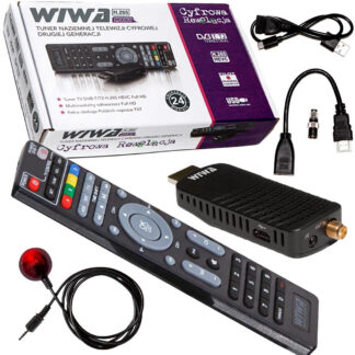 Tuner DVB-T/T2 WIWA H.265 MINI