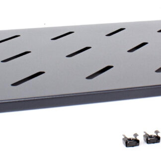 Polica rackowa univerzálna Getfort 19 palcov 1U 170mm Čierna