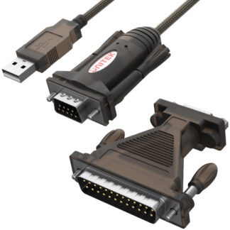 Unitek Y-105A USB konvertor 1xRS-232 s adaptérom DB9F/DB25M