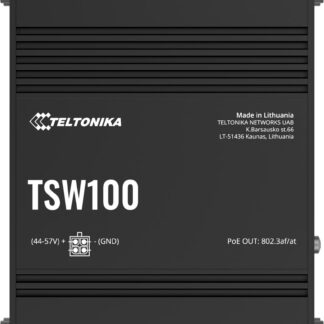 Teltonika TSW100 switch priemyselný POE (TSW100010000)