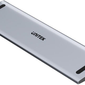 Unitek UHub15+ – Pokročilá dokovacia stanica KVM s podporou troch 4K displejov, USB-C, HDMI, DP, Ethernet a 100W napájaním