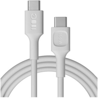 KÁBEL USB-C / USB-C Greencell PowerFlex 200cm PD 100W biely silikón