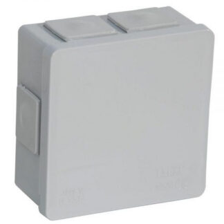 Inštalačná krabica nadomietková prázdna 6 vstupov Viplast VP-02 klik Sivá IP55 86x86x40mm 002-03