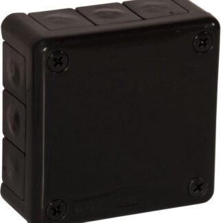 Inštalačná krabica nadomietková prázdna 12 vstupov Viplast VP-41 Čierna IP55 98x98x42mm 041-05