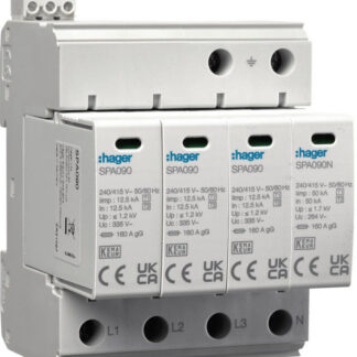 Hager SPD Ogr. prepätí T1+T2 MOV 4P SPA931