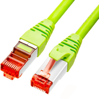 Patch kábel Krútená dvojlinka Getfort CAT.6A S/FTP LSOH 0,5m zelený