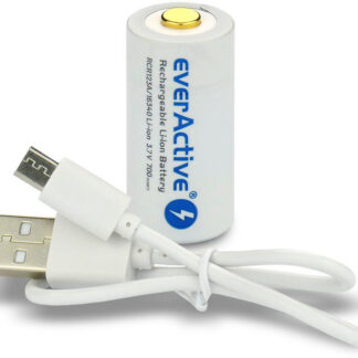 Akumulatorek 16340 / R-CR123 3,7V everActive 700mAh (1 ks) s zabezpečením