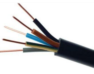 Kábel elektrický zemný drôt YKY 0,6/1kV 5x16mm2 Čierny Elektrokábel 1m