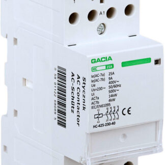 Stýkač modulárny HC 4P/25A, 4NO, 230V Gacia