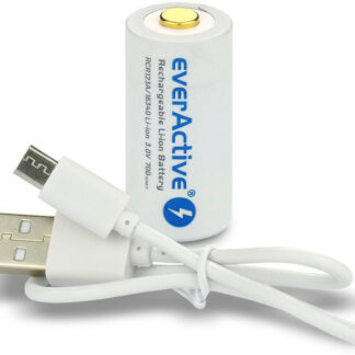 Akumulatorek 16340 / R-CR123 3V everActive 700mAh (1 ks) s zabezpečením